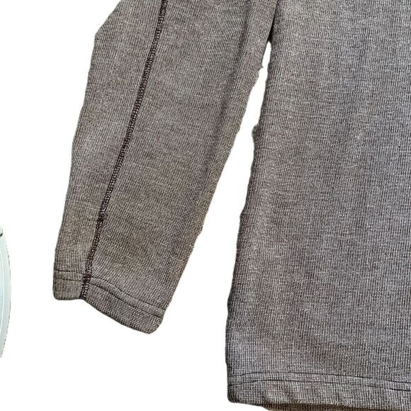 Route 66 Brown Long Sleeve Crew Neck Sweater Grandpa Core Preppy Academia Large - Picture 4 of 10